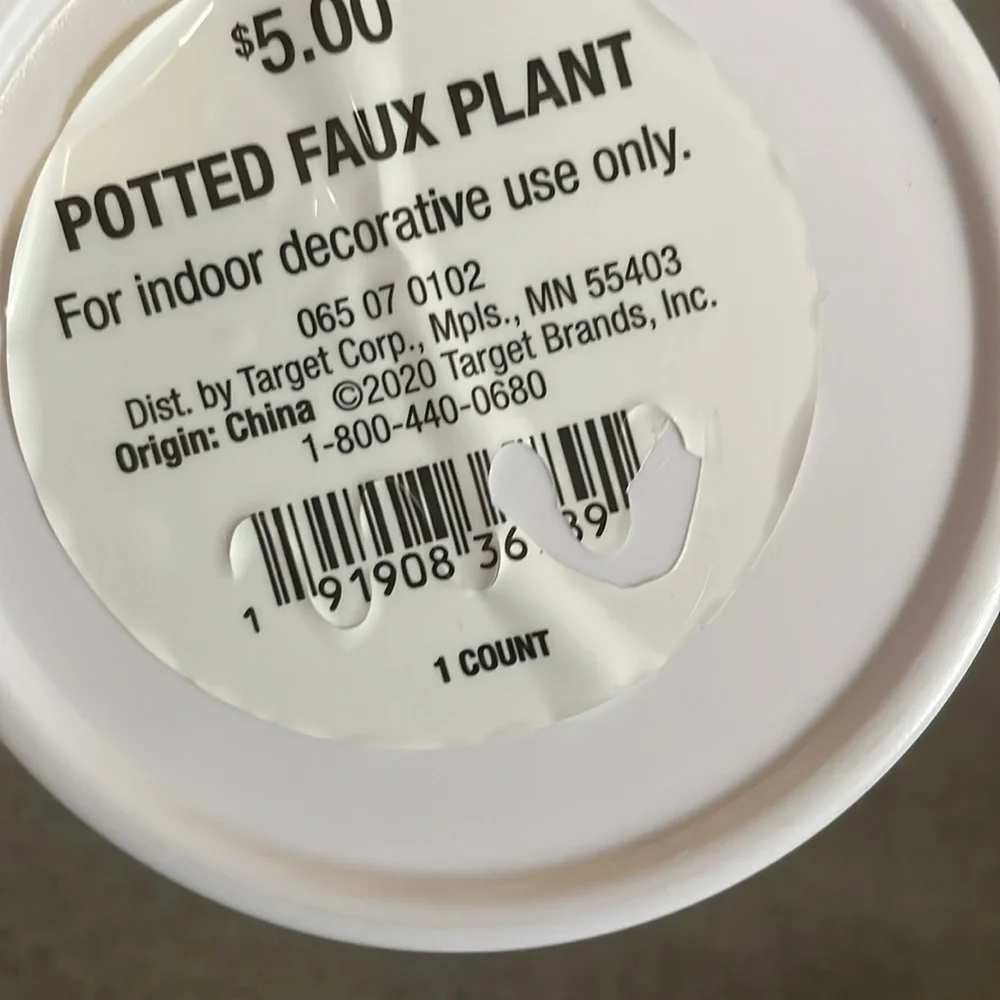 Target Green and White Faux Tall Grass Potted Floral Accent